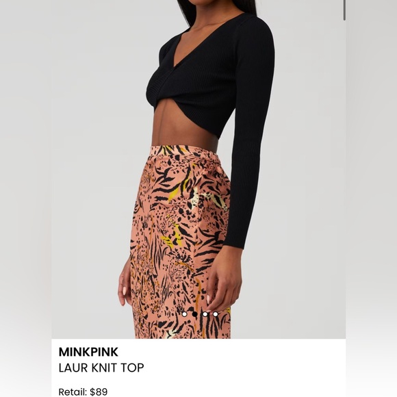 MINKPINK LAUR KNIT TOP - Picture 2 of 9